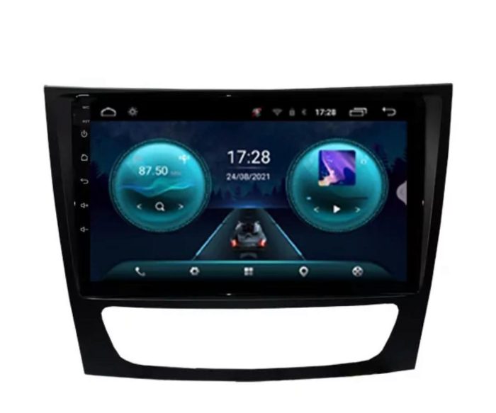 مانیتور اندروید فابریک بنز E کلاس W211 با قاب و سوکت فابریک+هدیه❤ - تصویر 1