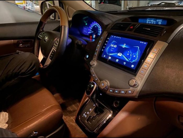 مانیتور اندروید فابریک بی وای دی BYD s6 با قاب و سوکت فابریک+هدیه❤ - تصویر 2