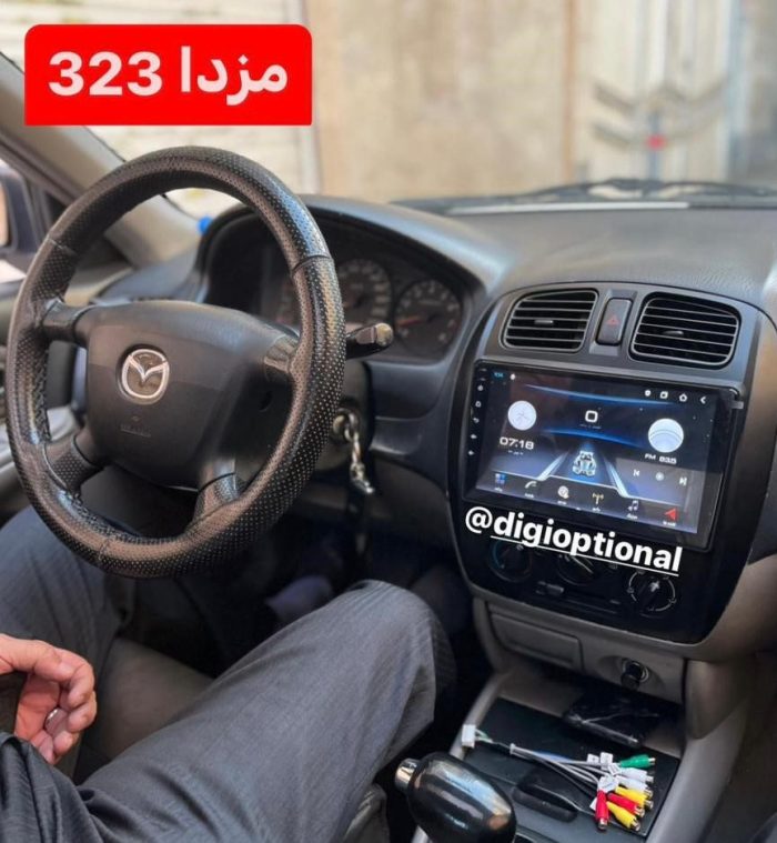 مانیتور اندروید فابریک مزدا 323 با قاب و سوکت فابریک+هدیه❤ - تصویر 2