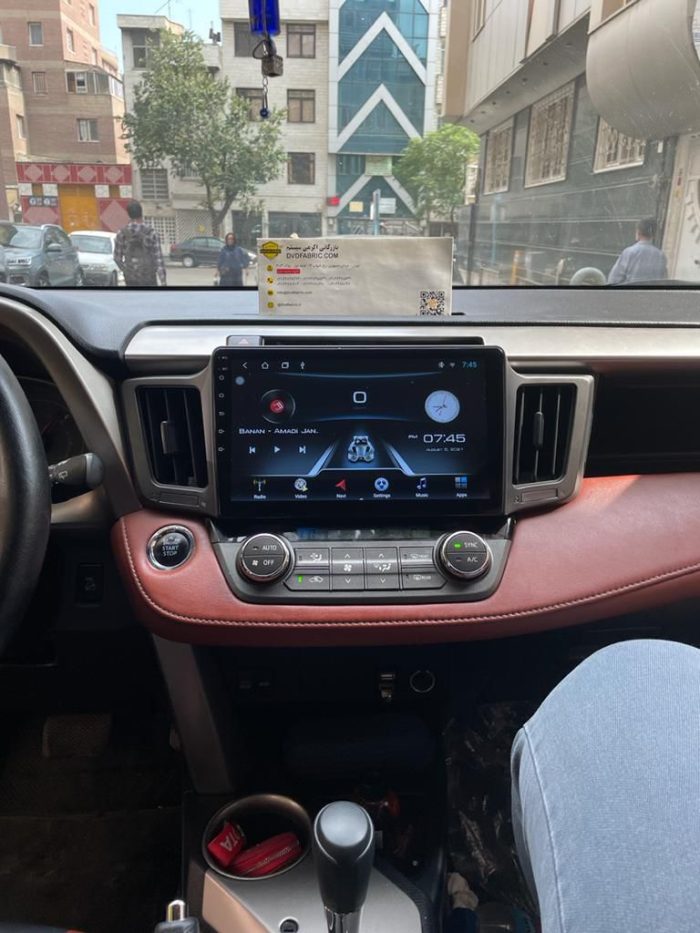 مانیتور اندروید فابریک تویوتا راوفور RAV4 با قاب و سوکت فابریک+هدیه❤ - تصویر 2