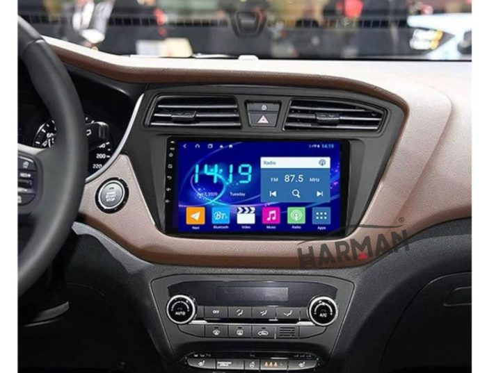 مانیتور اندروید فابریک هیوندا i20 2015-2016 با قاب و سوکت فابریک+هدیه❤ - تصویر 2
